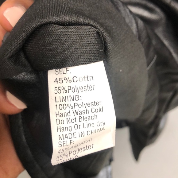 Curvy Faux Leather Moto Jacket - Picture 6 of 6